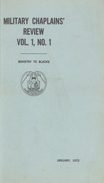 1. Volume 1, No 1_Military_chaplains'_review_January1972